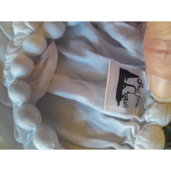 Just From Bali Women One Size Purple Colorblock Midi Dress Beaded Neckline. B57 - Picture 4 of 4